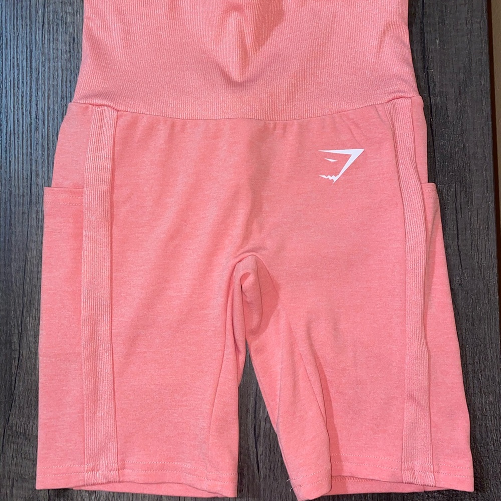 Gymshark sol coral shorts